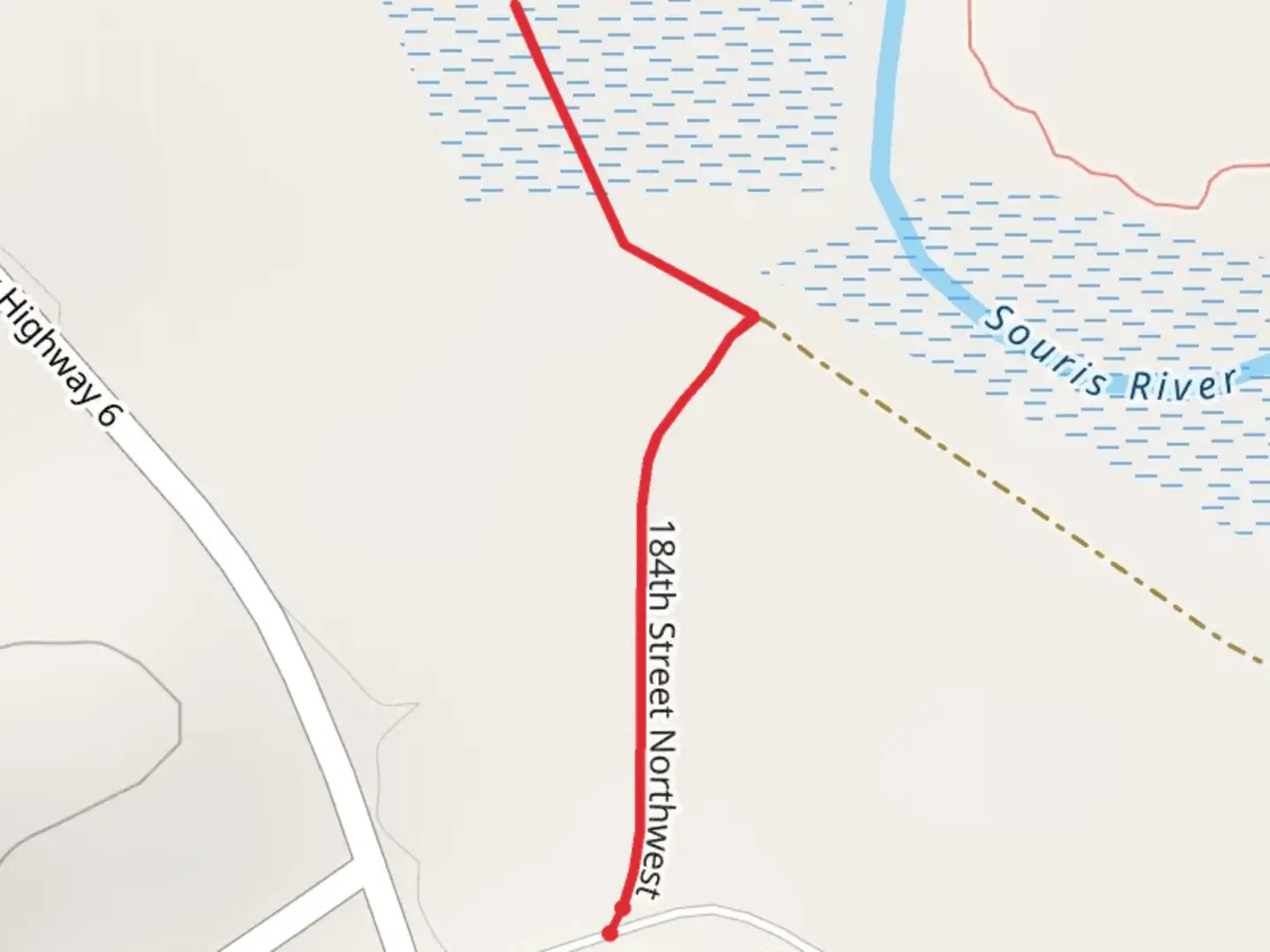 An image depicting the trail Pelican Nature Trail - County Highway 11 and its surrounding area.