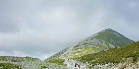 An image depicting the trail Croagh Patrick Pilgrim Trail and its surrounding area.