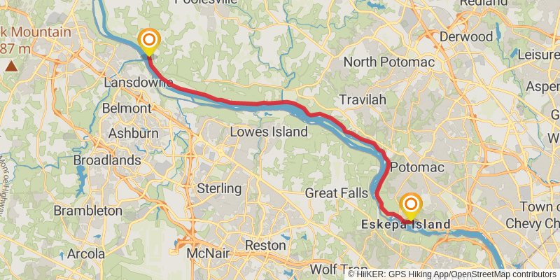 Great Allegheny Passage stage 2 Map