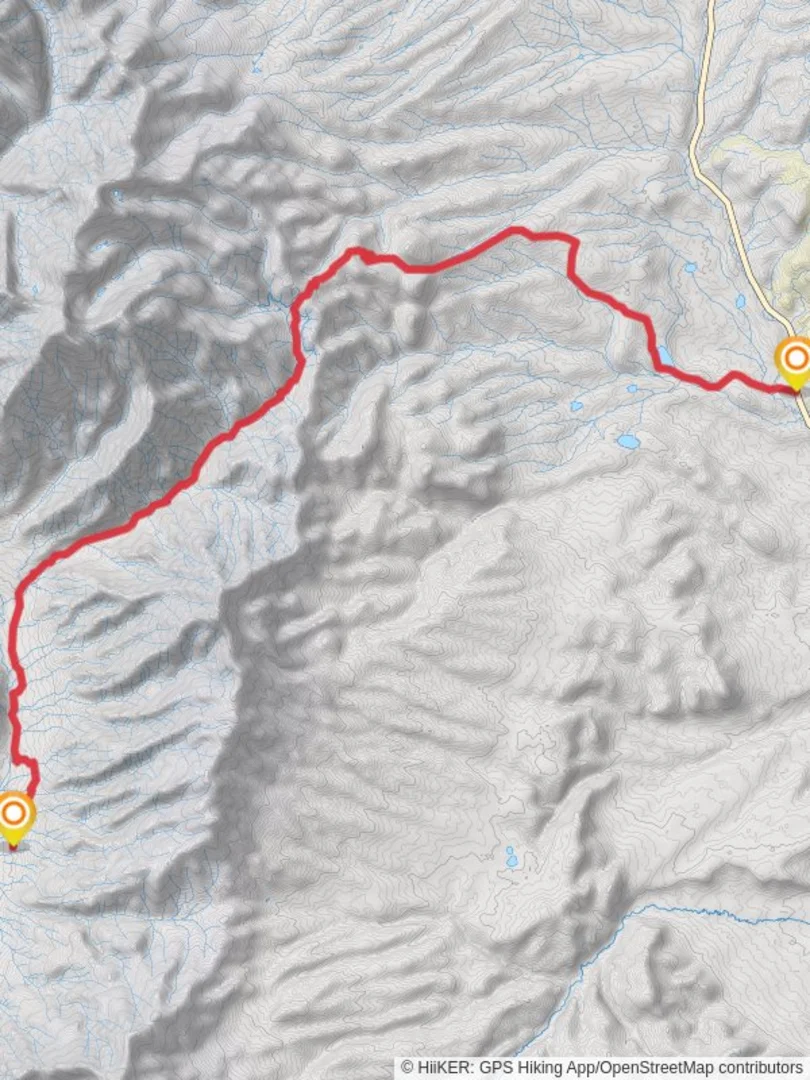 An image depicting the trail Medano Pass Primitive Road to Creager Reservoir and its surrounding area.