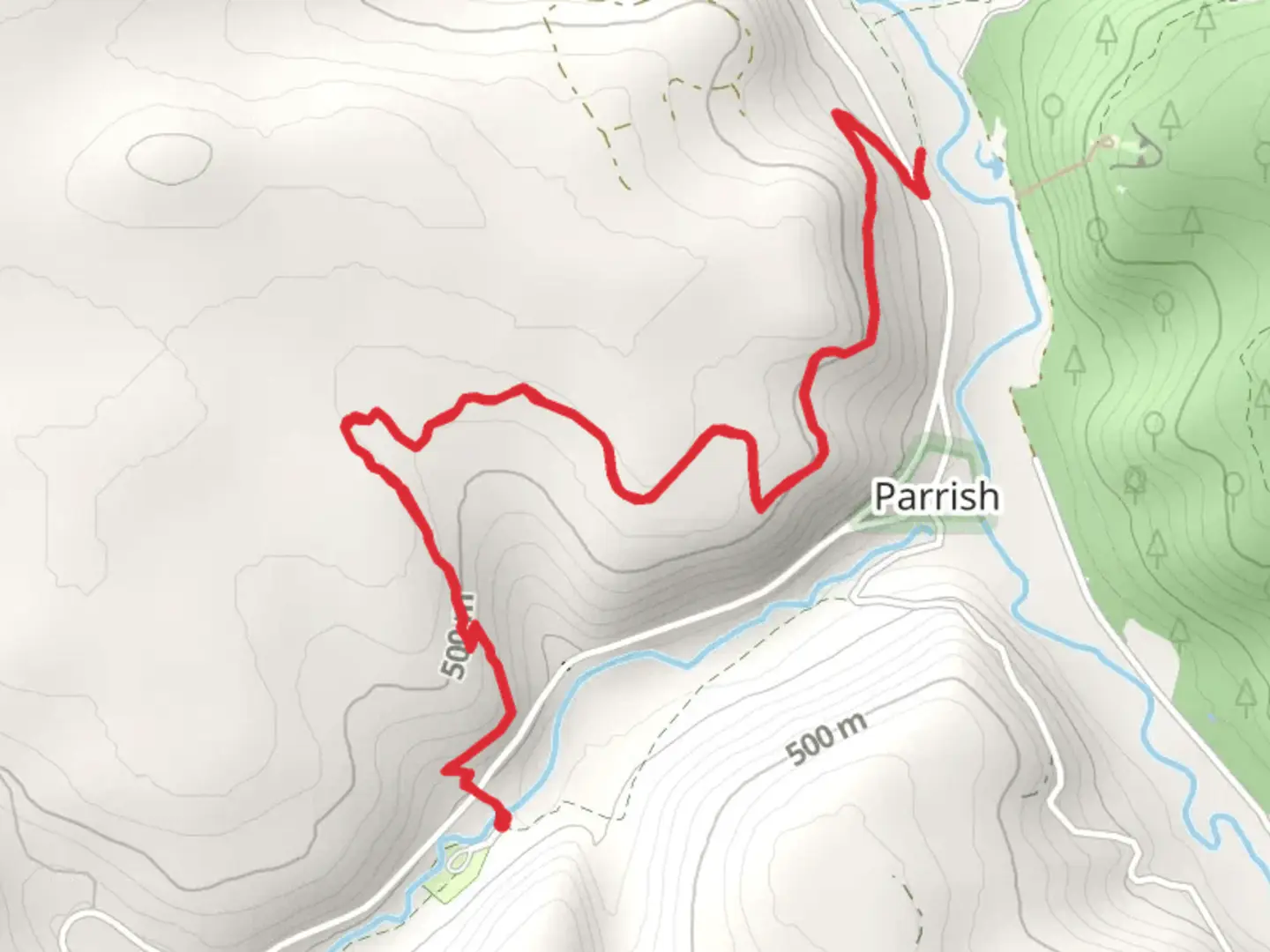 An image depicting the trail SCHT - Bra Rocks Trail and its surrounding area.