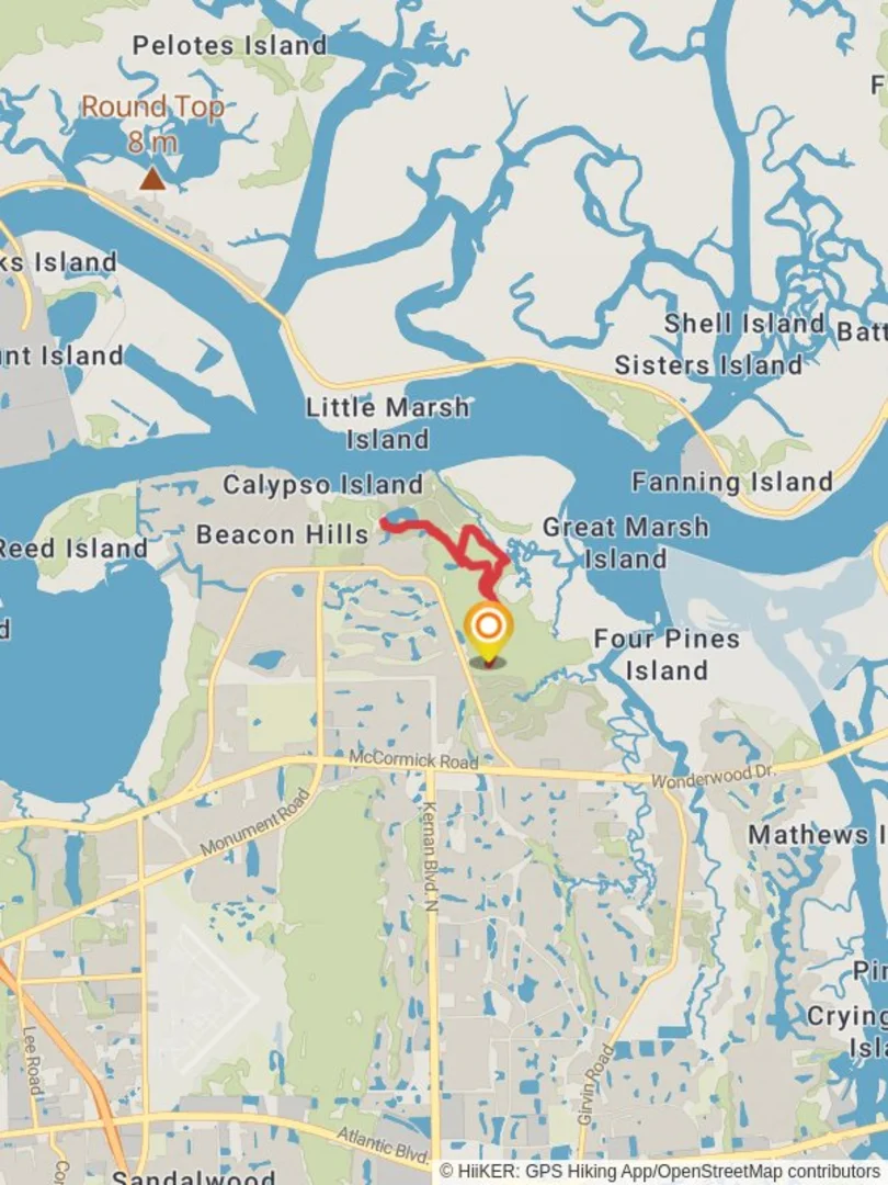 An image depicting the trail Spanish Pond Loop and its surrounding area.