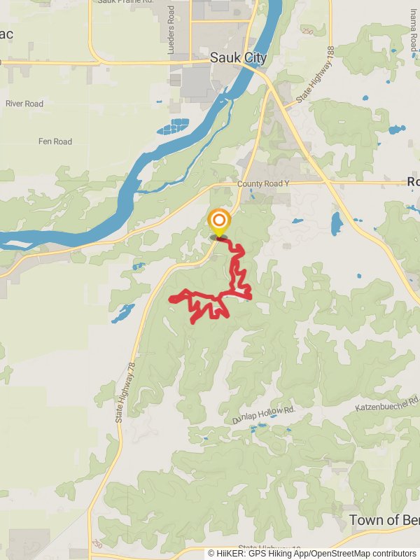 Lower Wisconsin State Riverway Loop - Black Hawk Unit