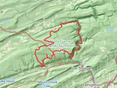 Lehigh River and Broad Mountain Loop Trail