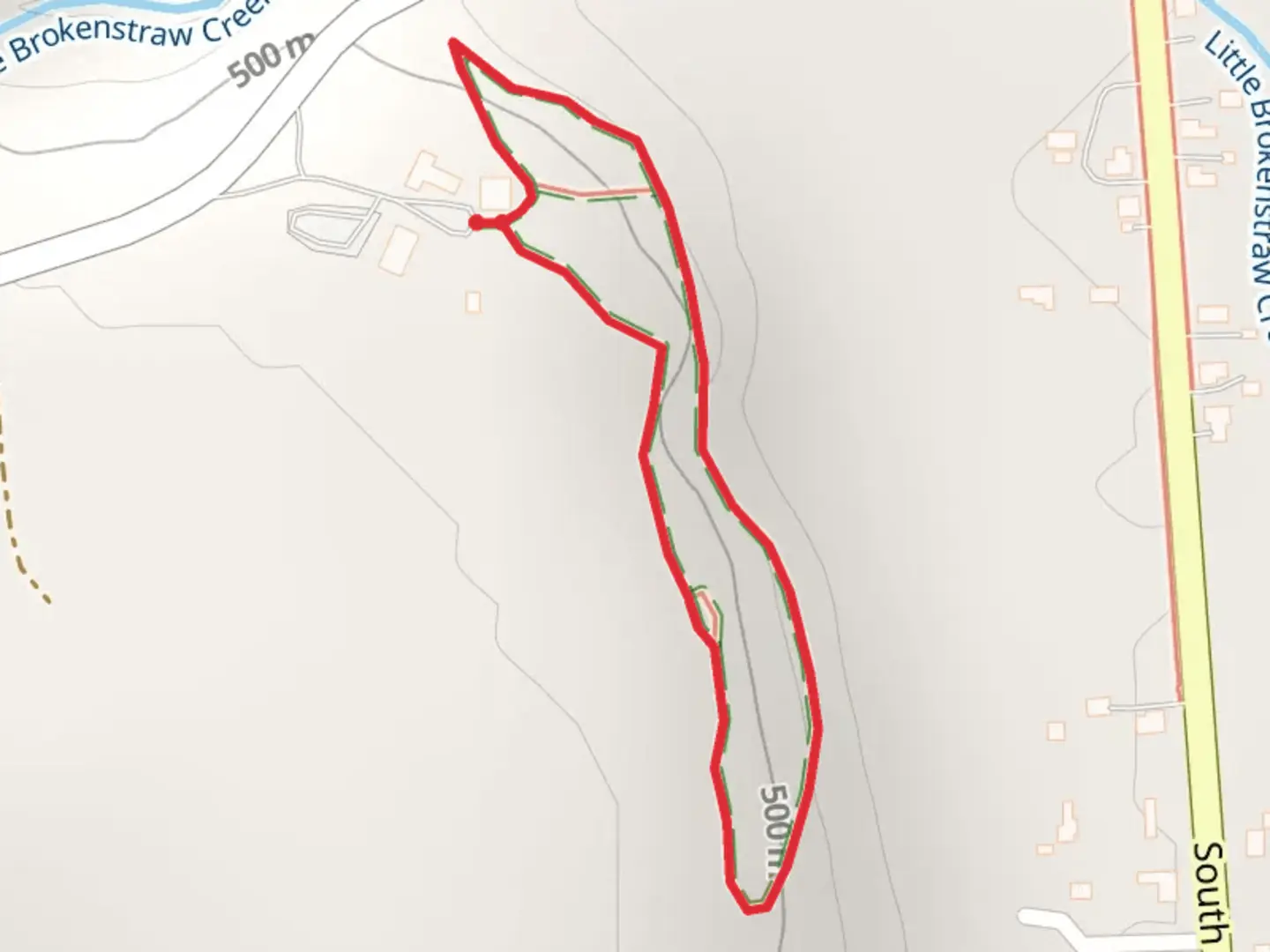 An image depicting the trail Panama Rocks Loop Trail and its surrounding area.