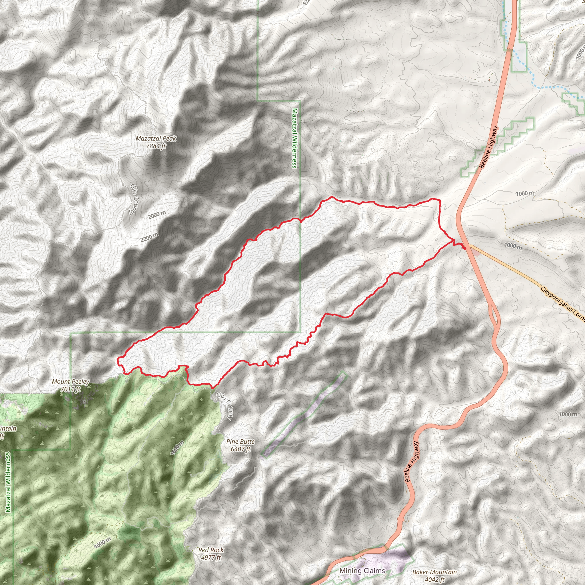 Deer Creek Trail and Gold Ridge Trail Loop mobile static map