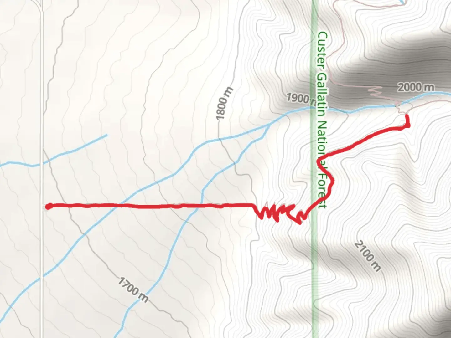 An image depicting the trail North Cottonwood Access Trail and its surrounding area.
