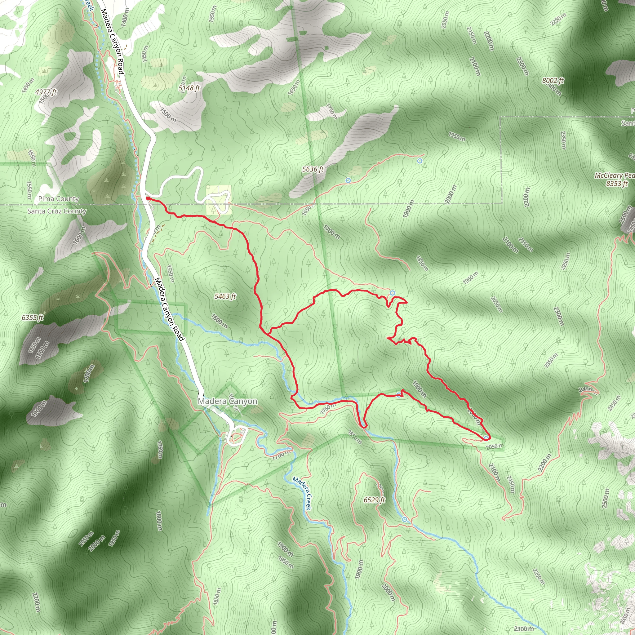 Kent Spring Trail mobile static map