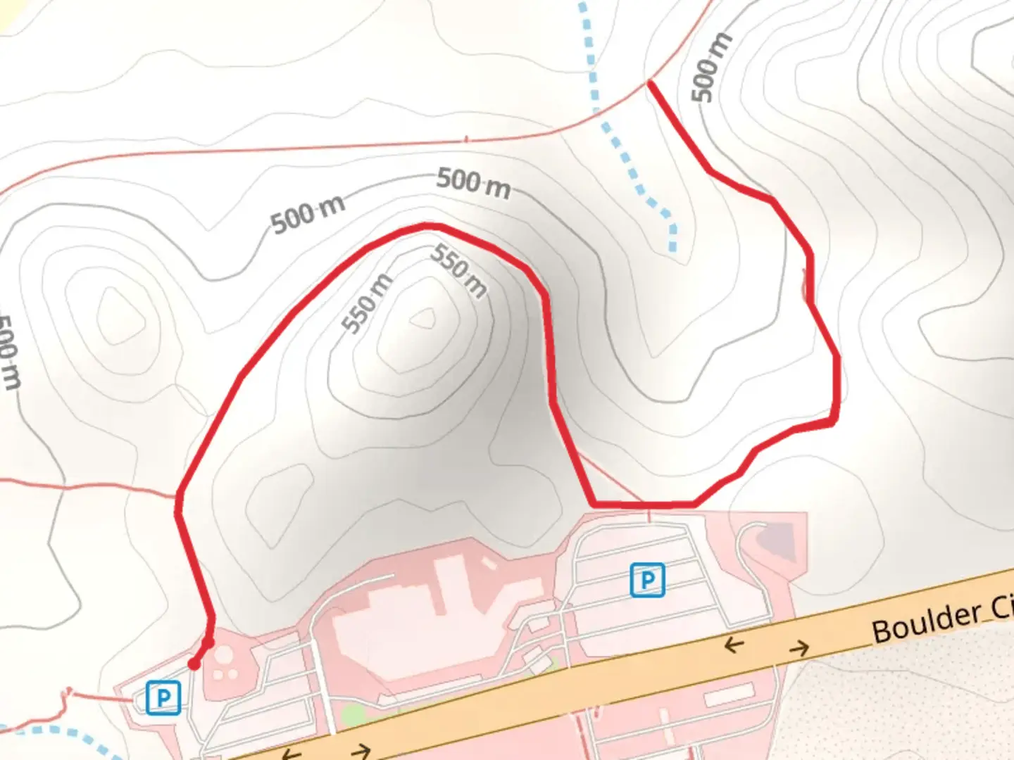 An image depicting the trail Historic Railroad Alternate and its surrounding area.