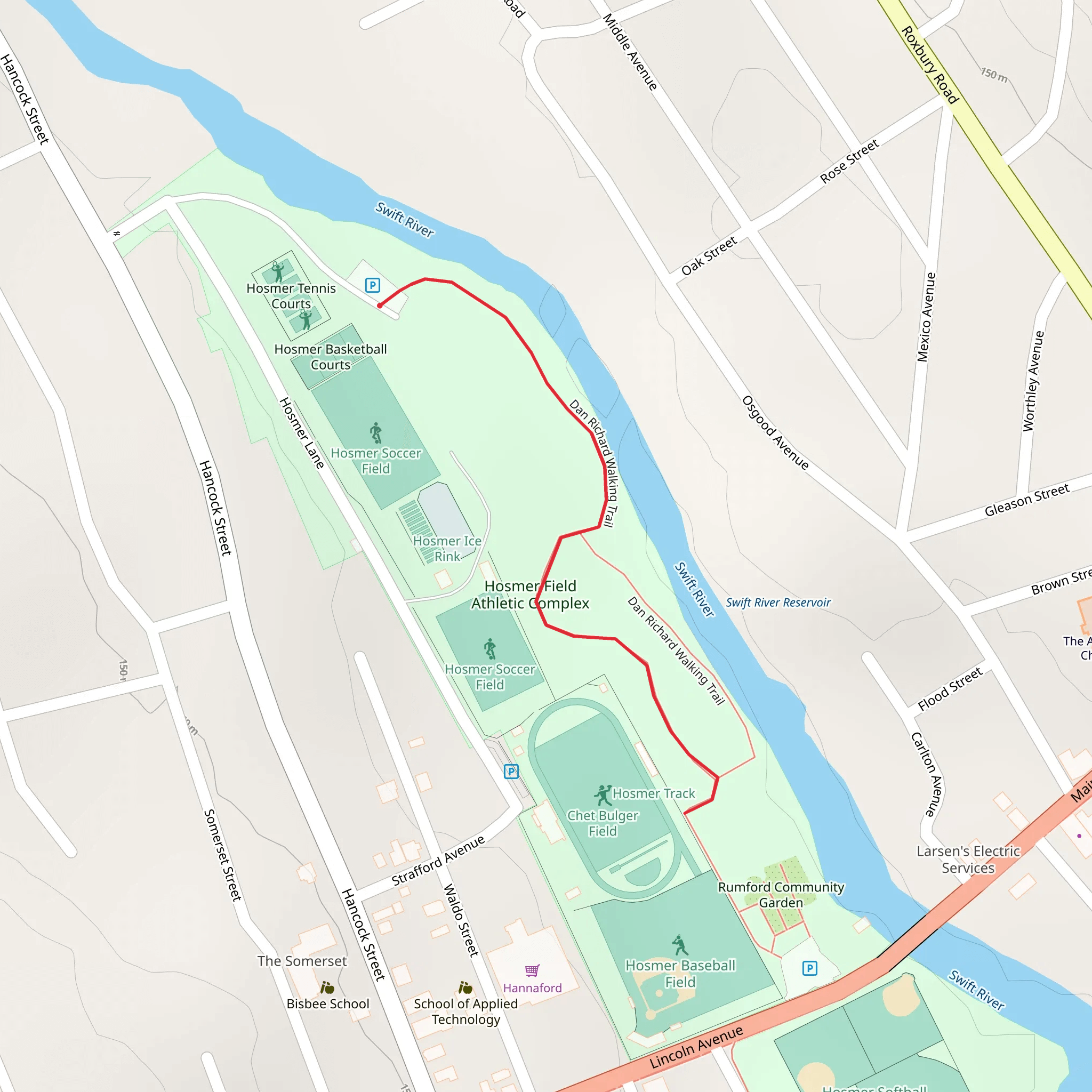 Dan Richard Walking Trail mobile static map