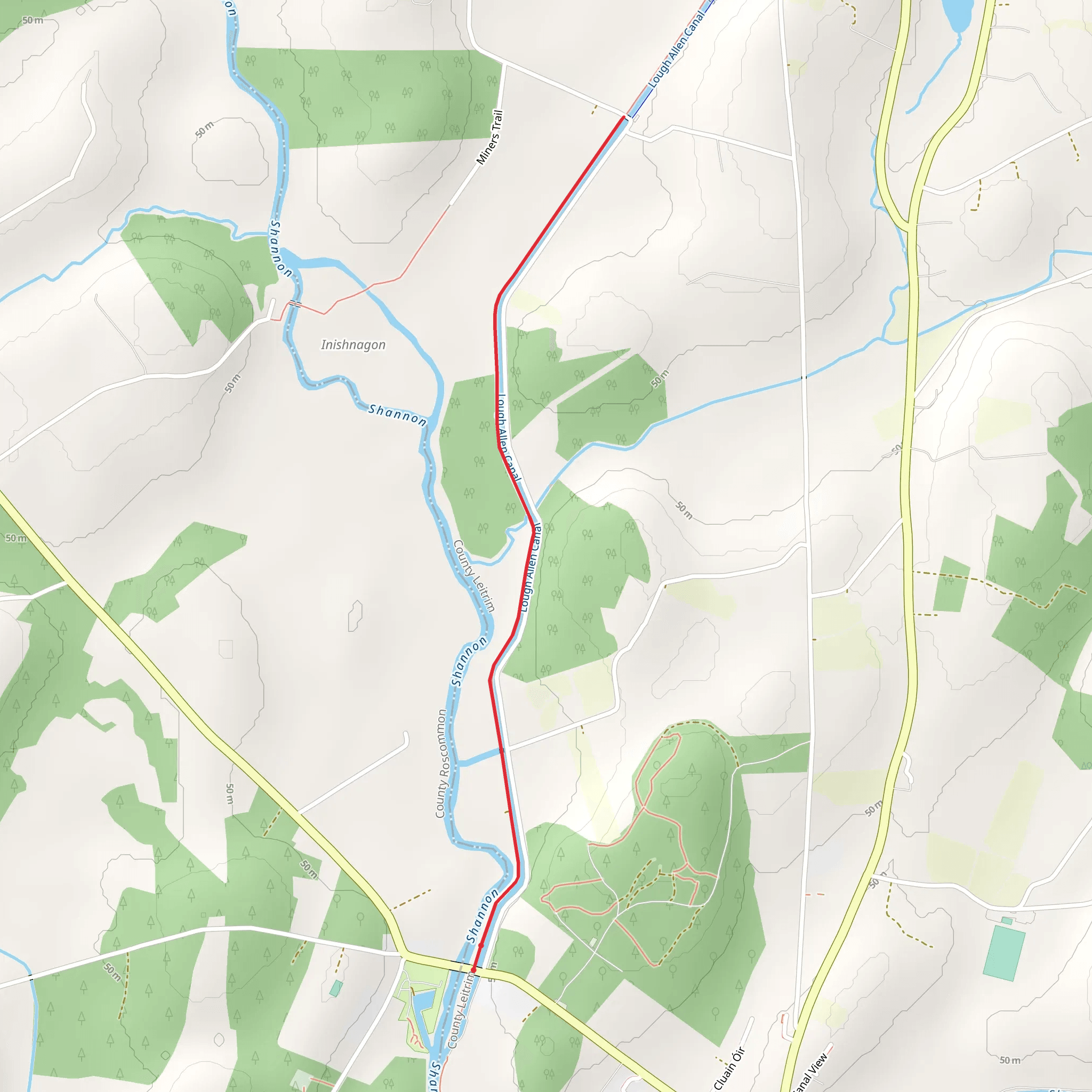 Battlebridge - Drumleague Lock Loop mobile static map