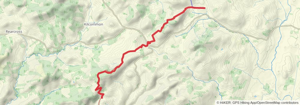 Beara Breifne Way stage 16 Map