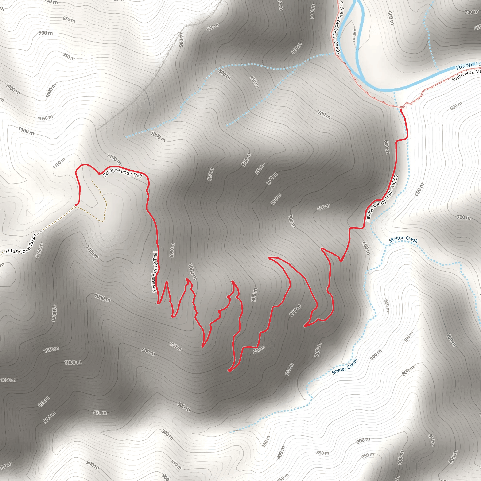 Savage - Lundy Trail mobile static map