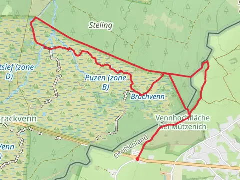 Kaiser Karls Bettstatt and Entenpfuhl via GR 25 De la Lorraine belge a I'Eifel