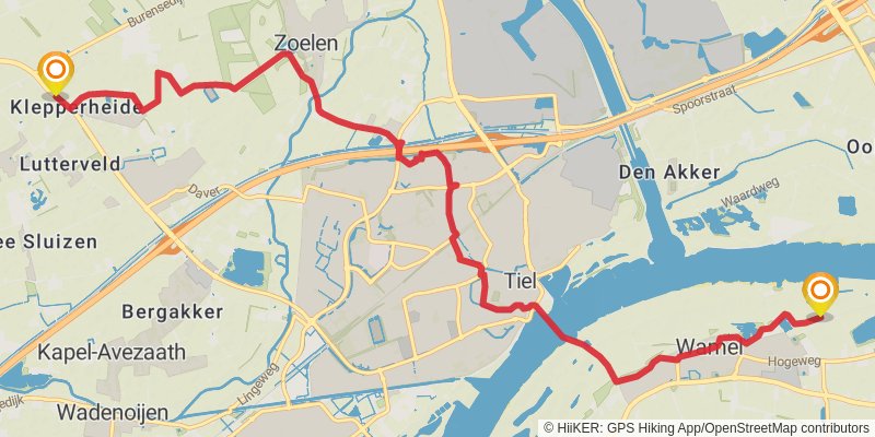 Oeverloperpad stage 10 Map