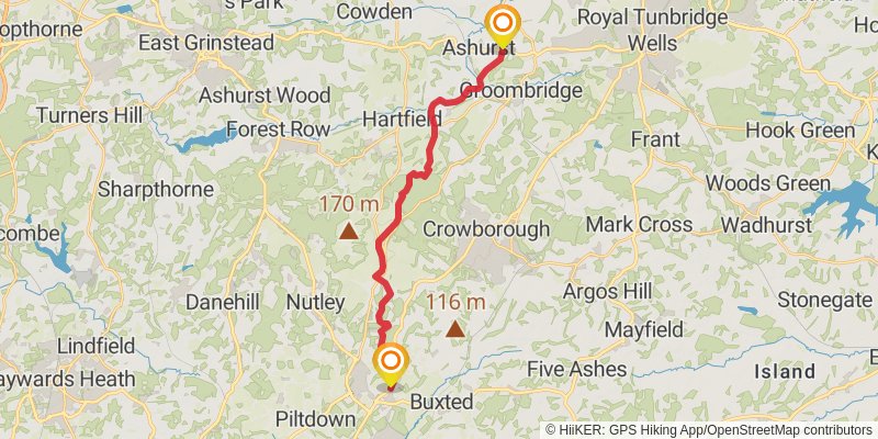 Wealdway stage 4 Map