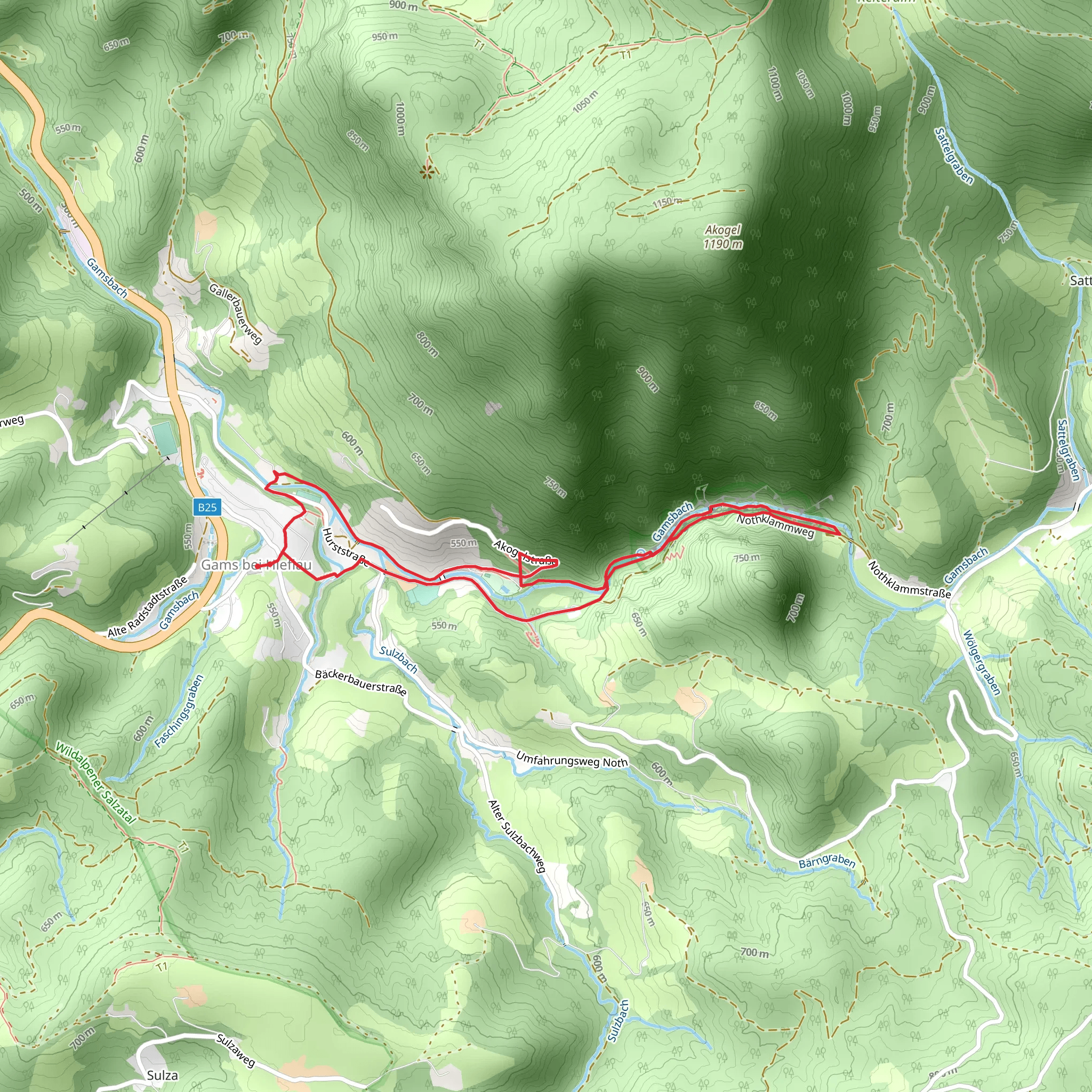 Geological Loop Trail mobile static map