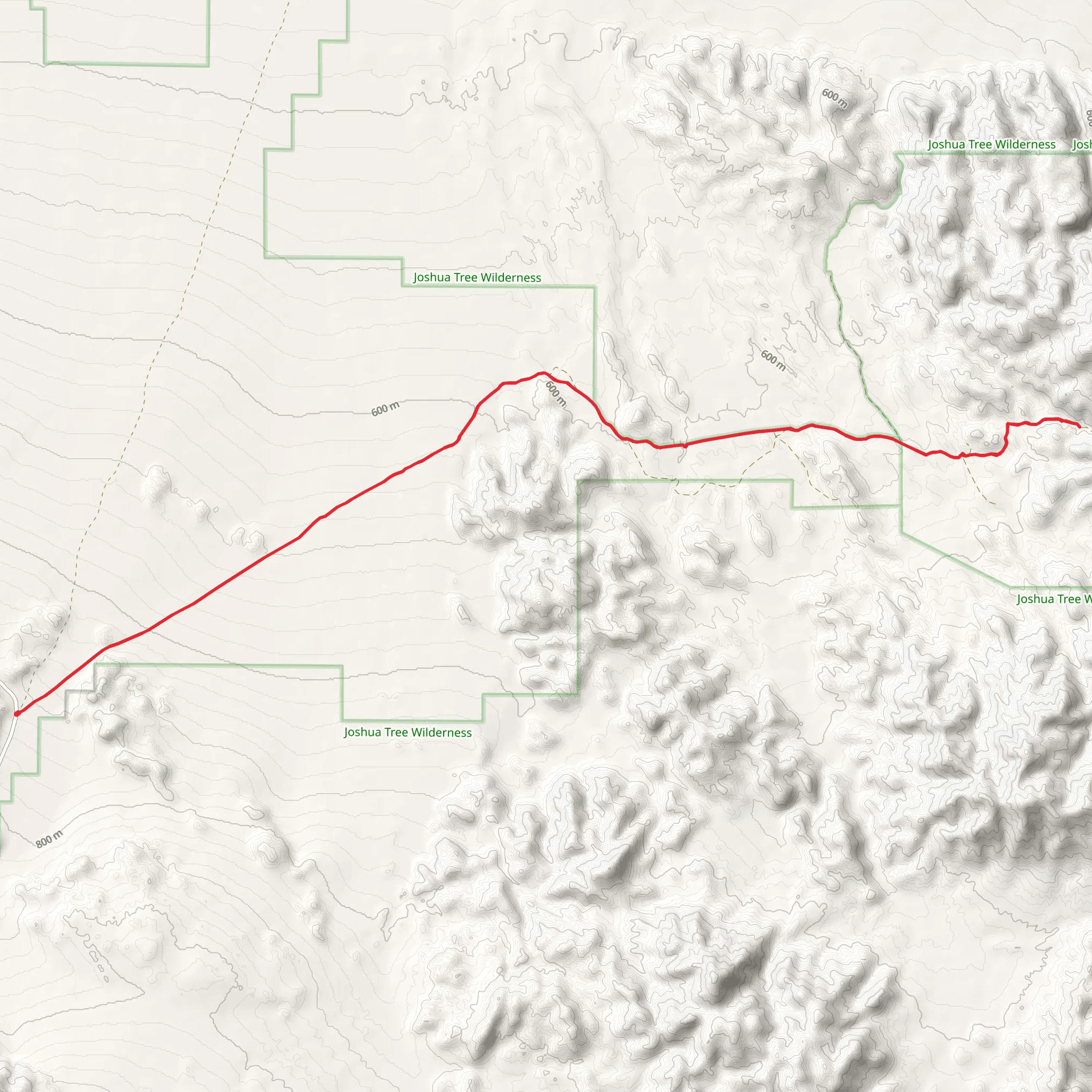 Black Eagle Mine Road mobile static map
