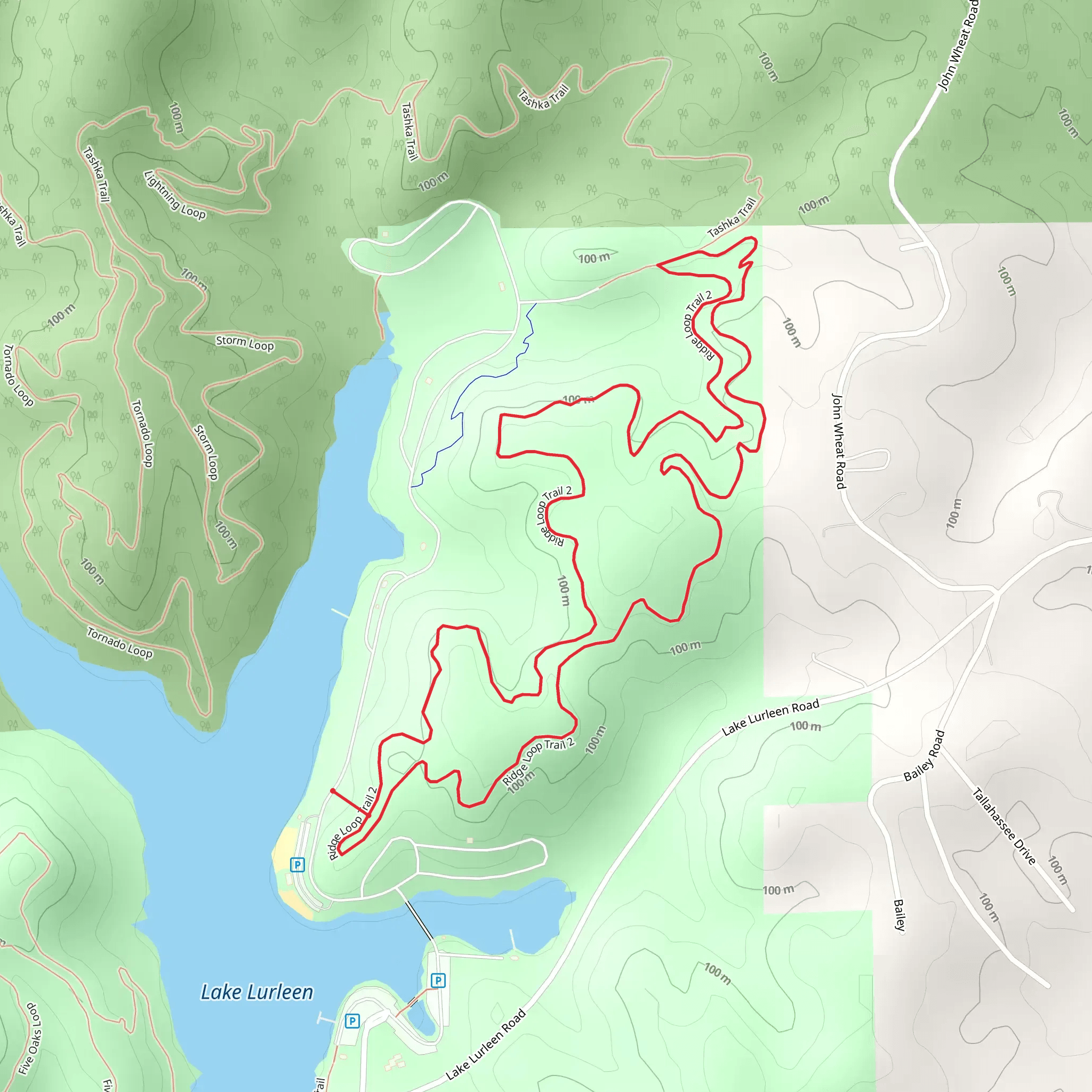 Ridge Loop Trail 2 mobile static map