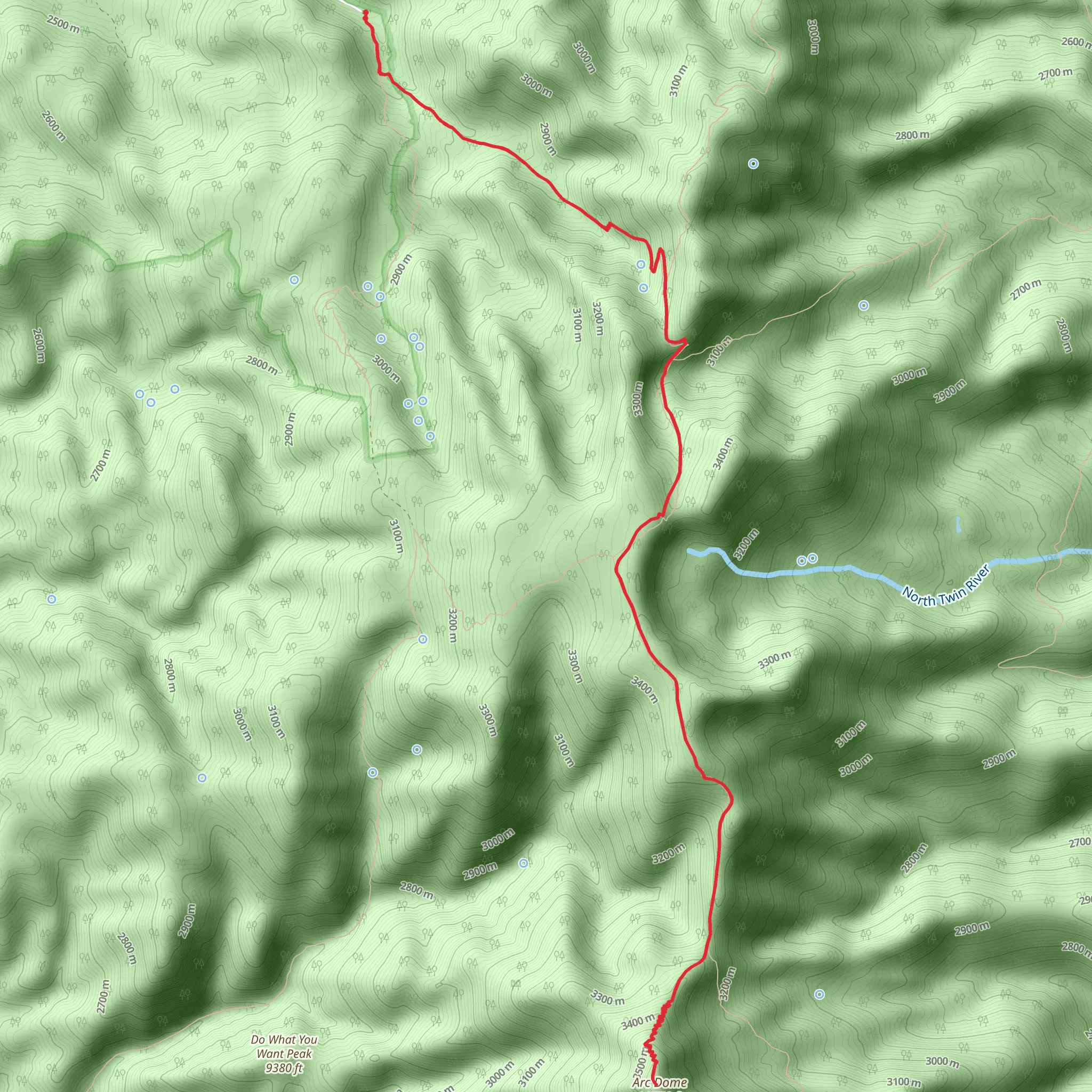 Arc Dome mobile static map