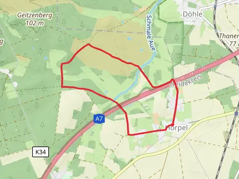 Rundwanderweg Hoerpel and Volkwardingen