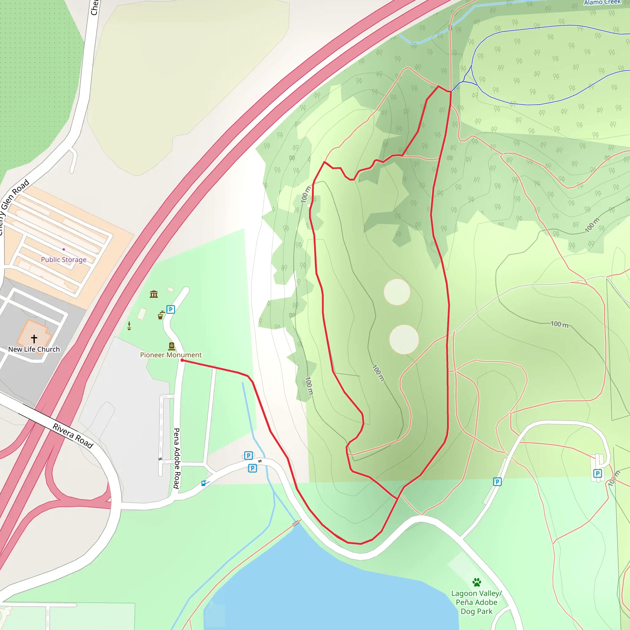 Vacaville Loop mobile static map