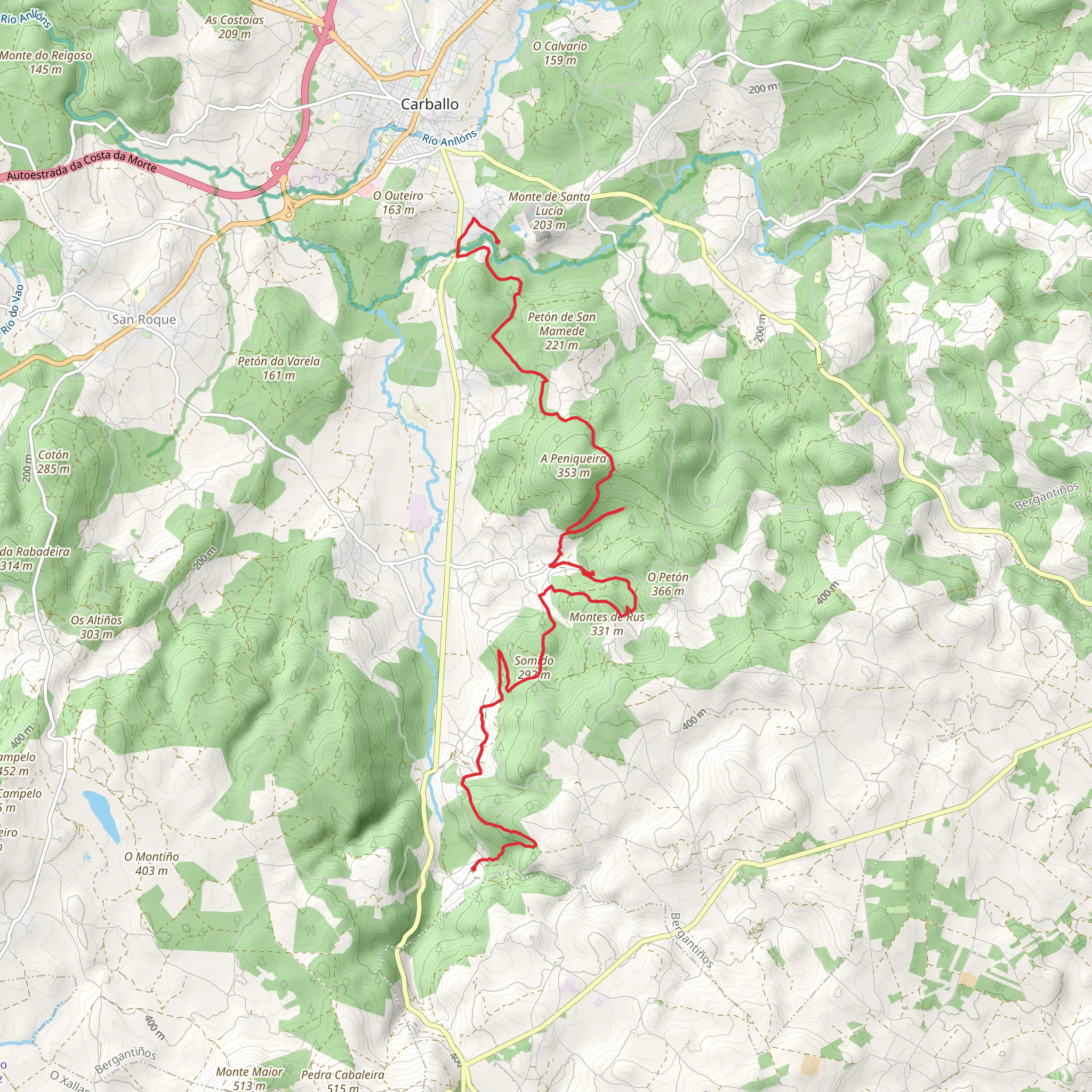 Rota das Fervedas PR G 142 mobile static map