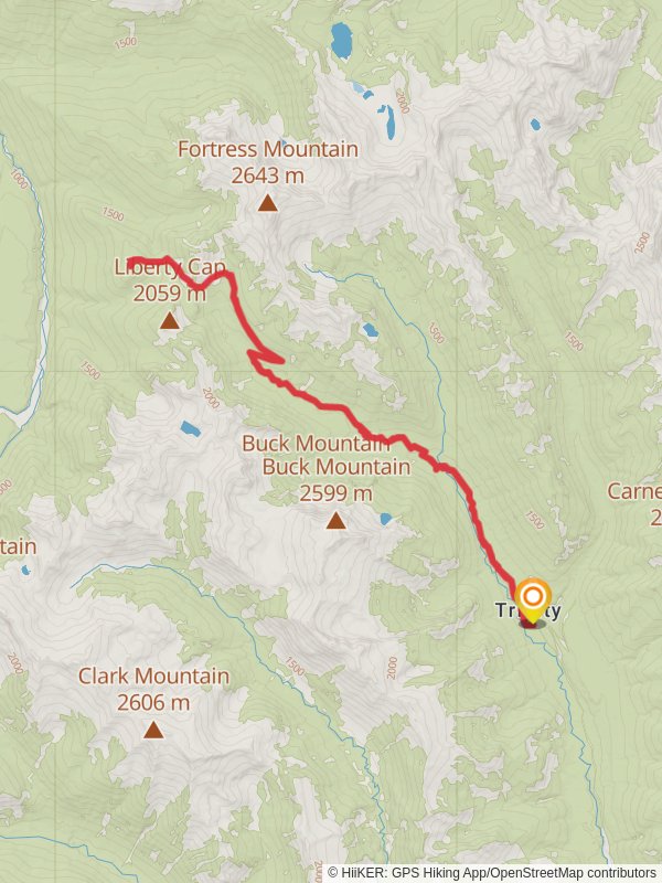 Flower Dome Trail mobile static map