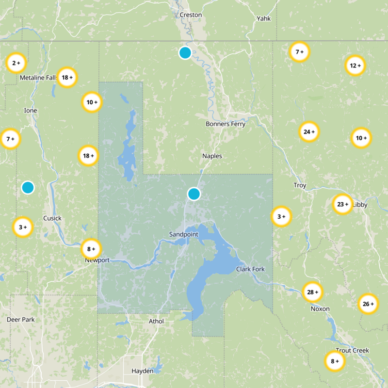 Bonner County Static Map
