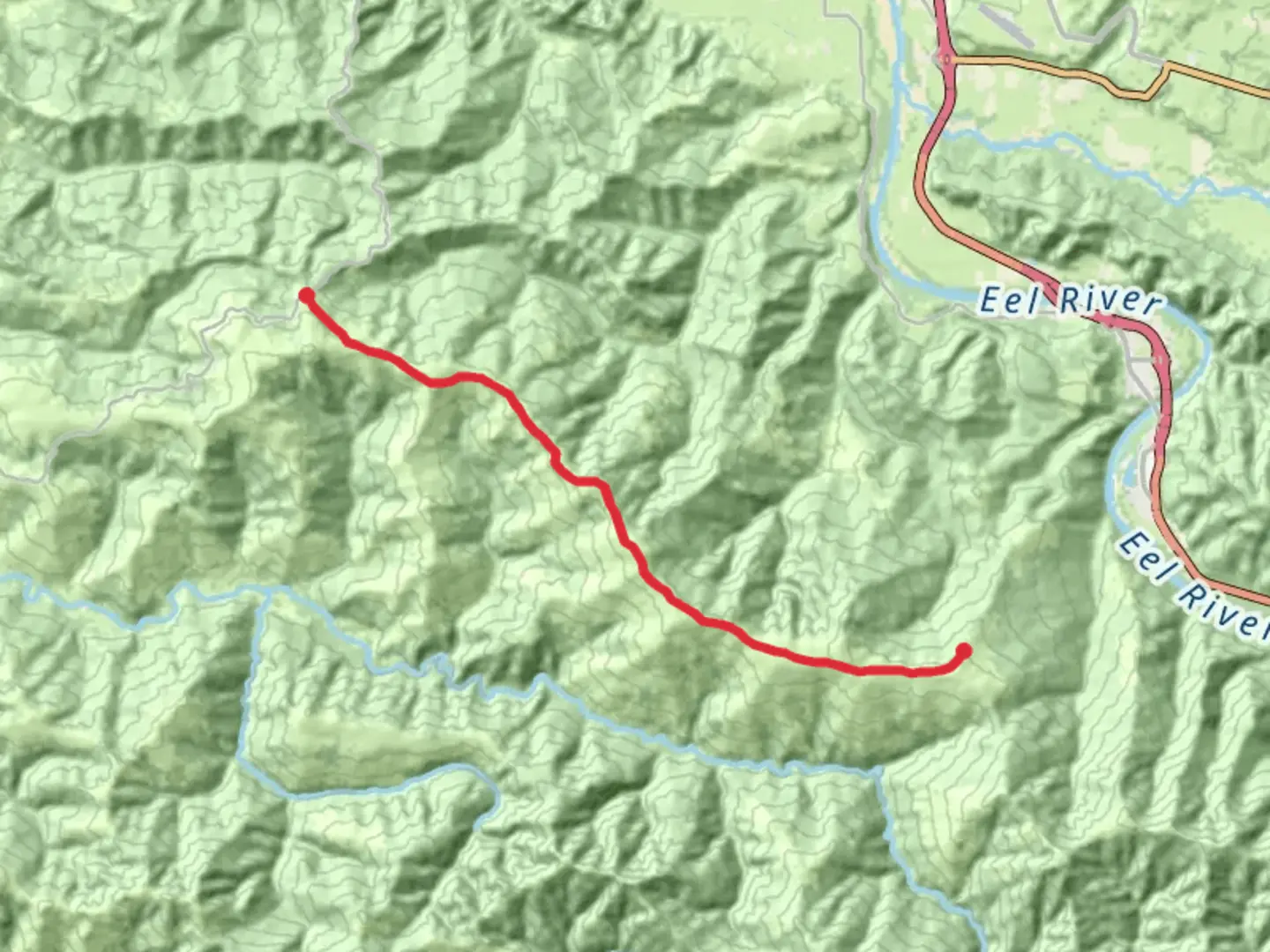 An image depicting the trail Bear River Ridge Road Walk and its surrounding area.