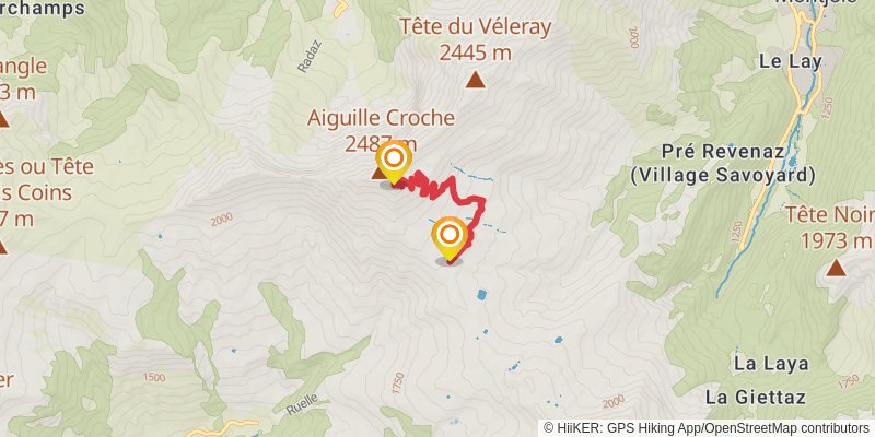 Aiguille Croche alt 2 Map