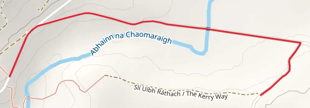 Kerry Way 9-Day Challenging Tour (Hillwalk Tours) spur 2 Map