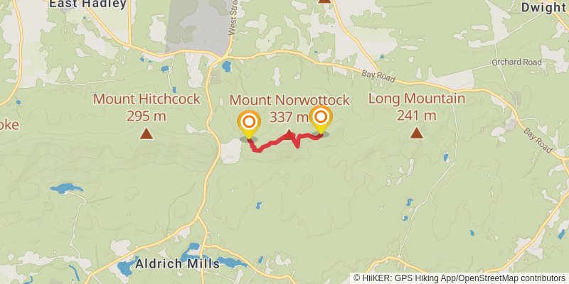 Robert Frost Trail alt 1 Map