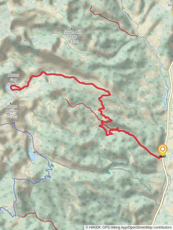 White Pine Bunchgrass Canyon Trail