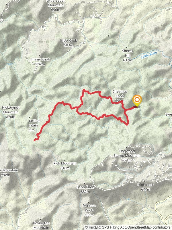 High Shoals Falls, Upper Falls Trail and Shinny Creek Loop Trail