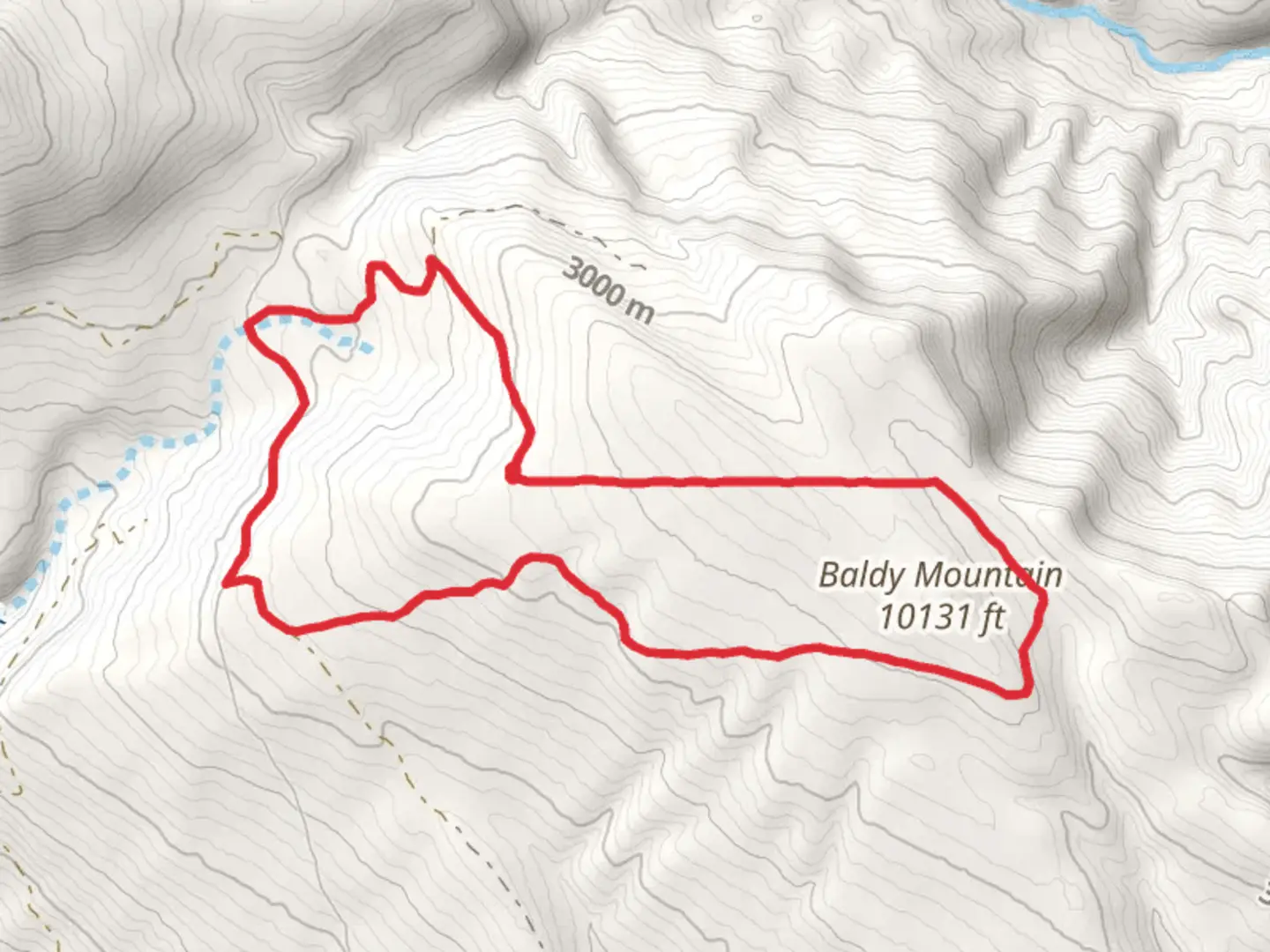 An image depicting the trail Baldy Loop Trail and its surrounding area.