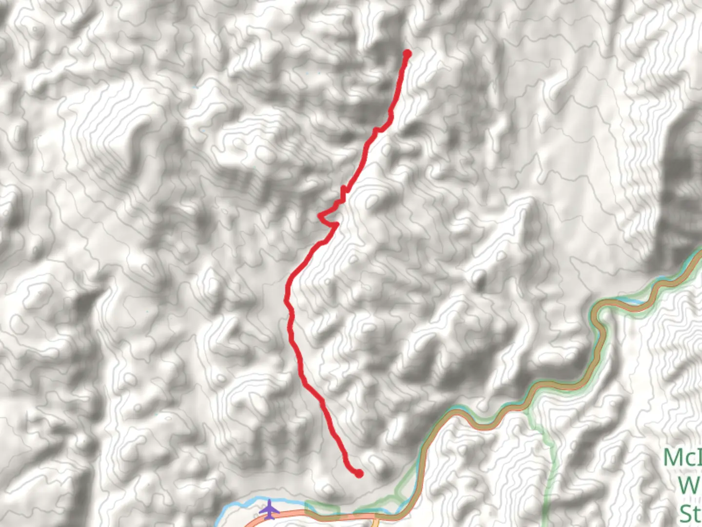 An image depicting the trail Bull Gulch - Lonestar and its surrounding area.