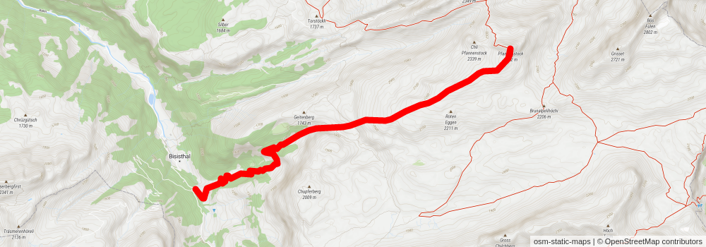 Muotathal - Pfannenstock stage 2 Map