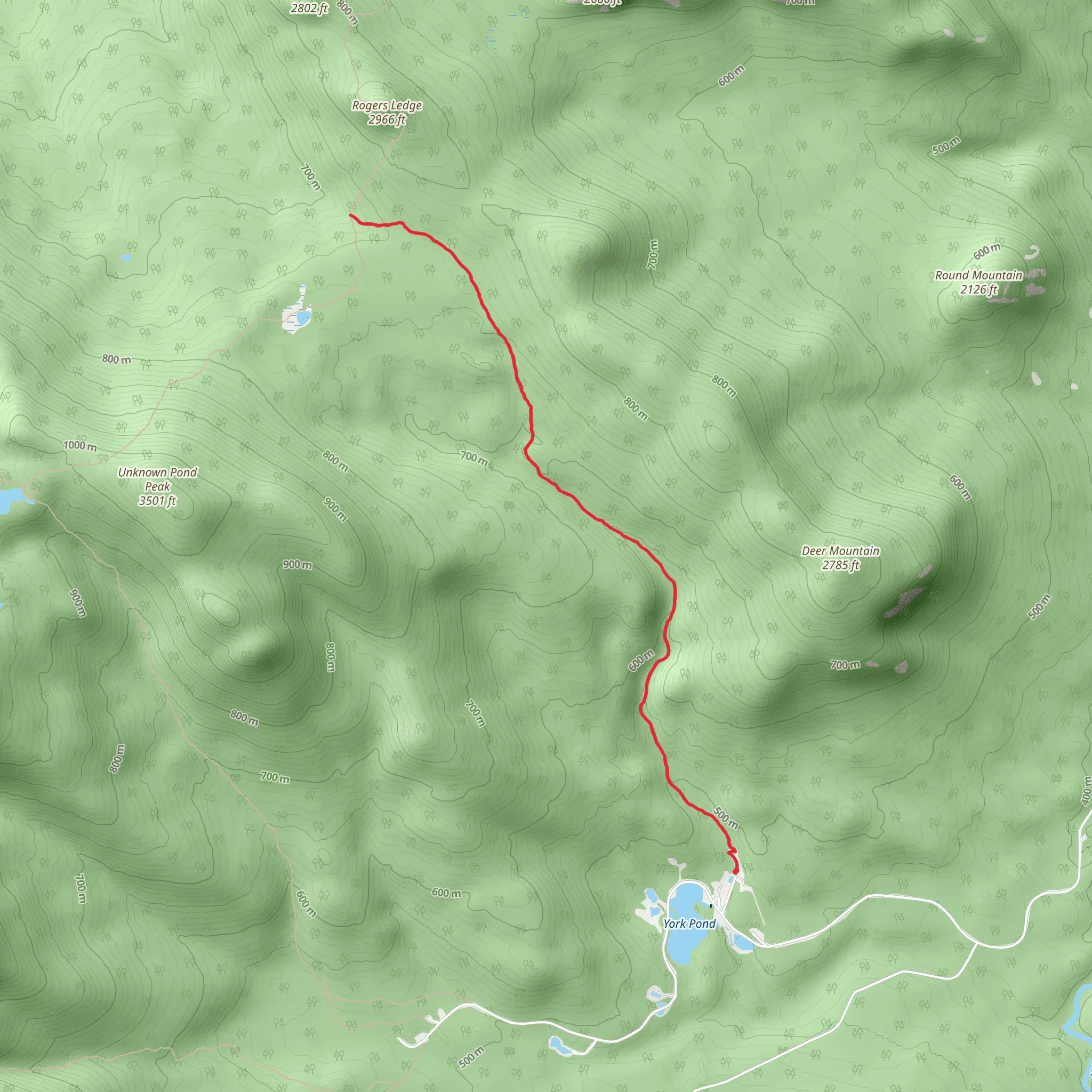 Mill Brook Trail mobile static map