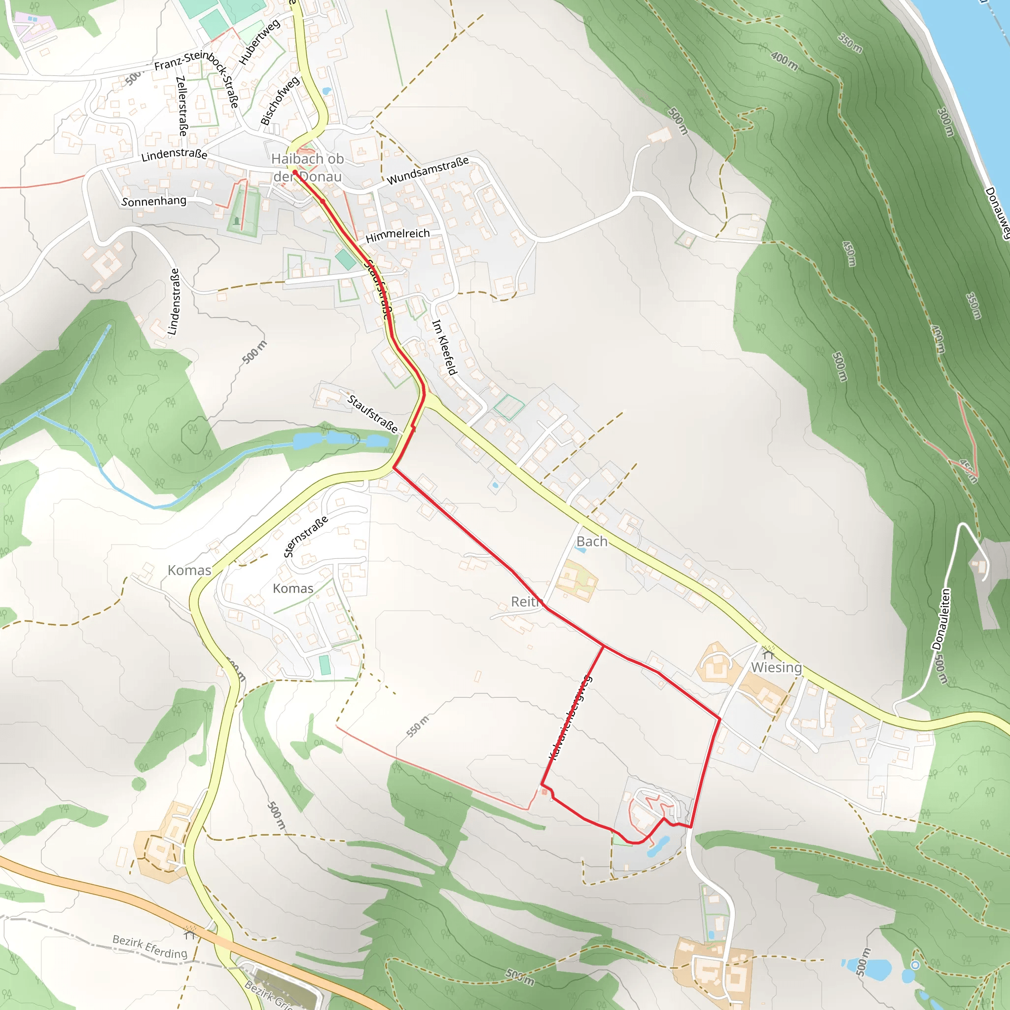 Calvary - Haibach mobile static map