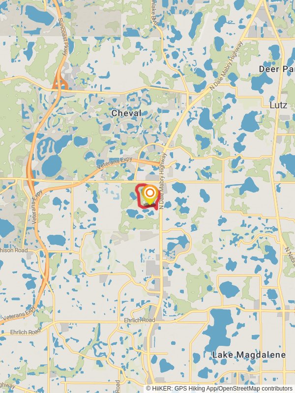 Starvation Lake Loop mobile static map