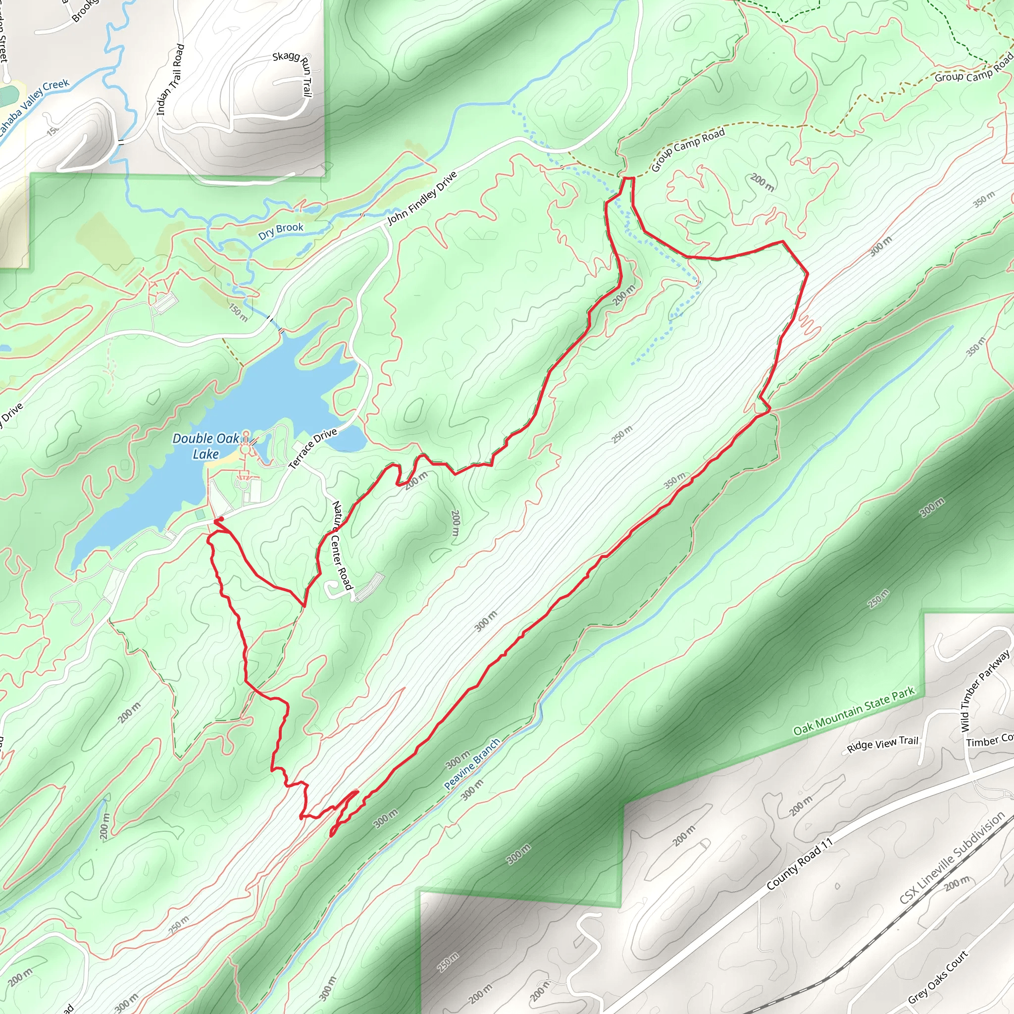 Foothills, West Ridge and Green Loop Trail mobile static map