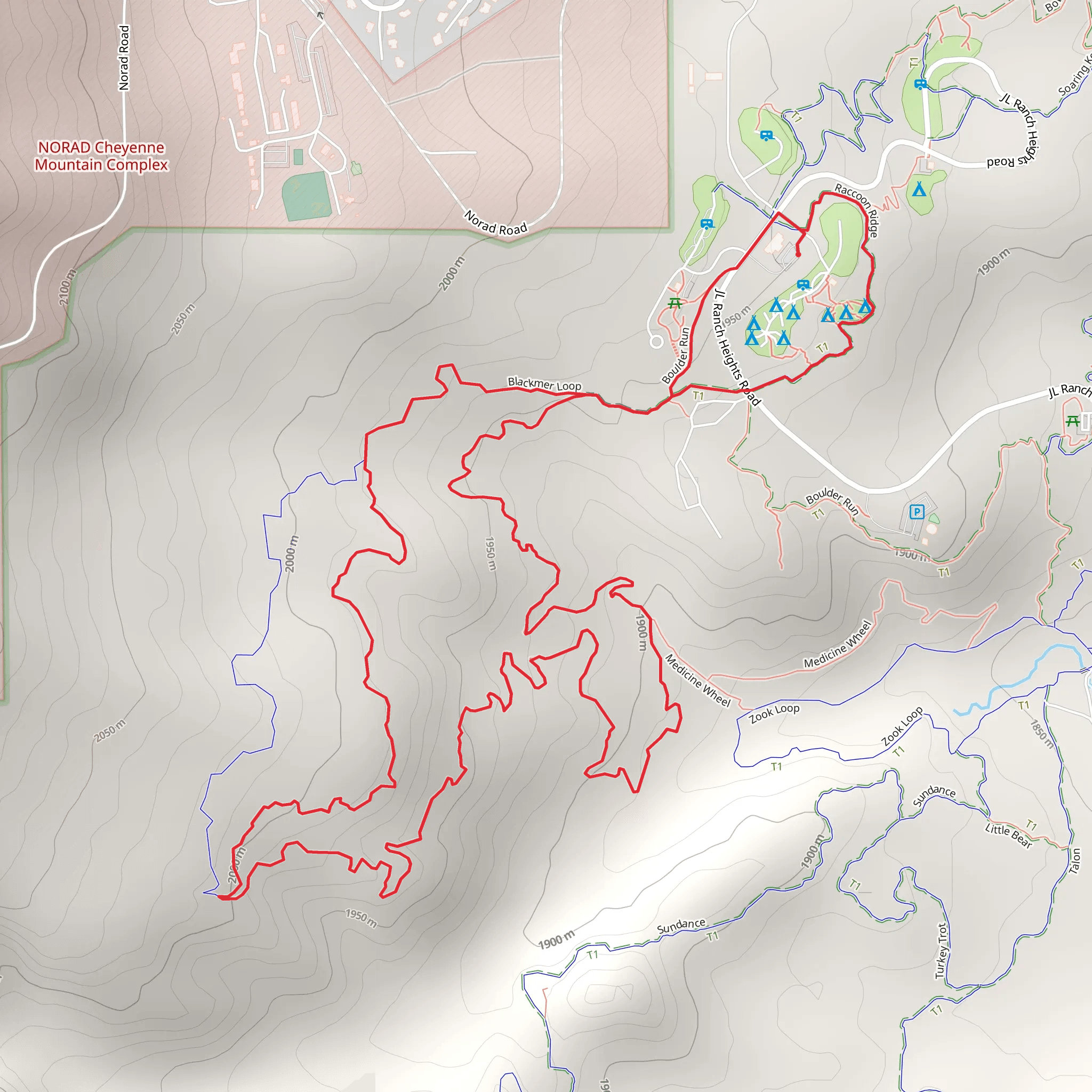 Blackmer Loop mobile static map