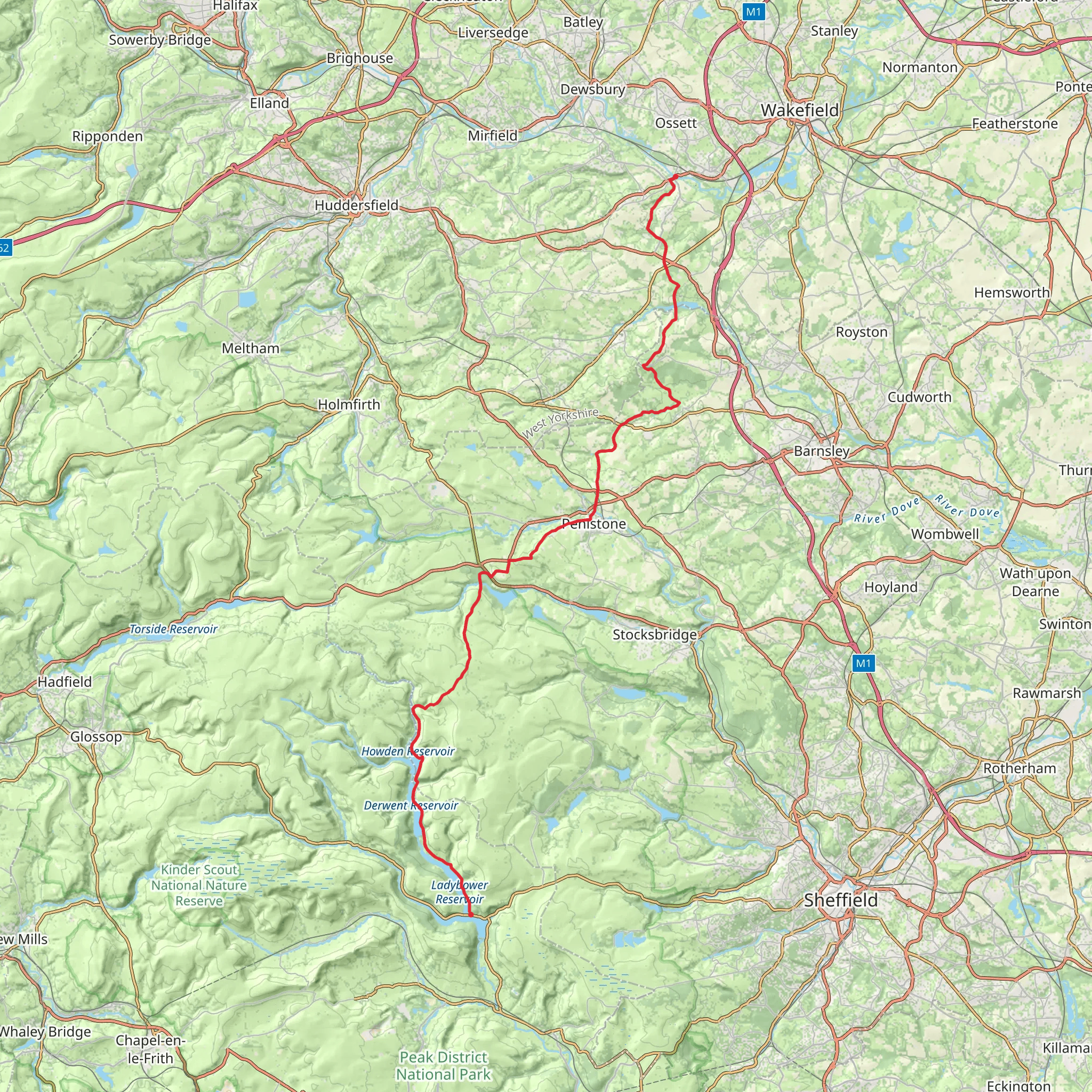 Cal-Der-Went Walk mobile static map