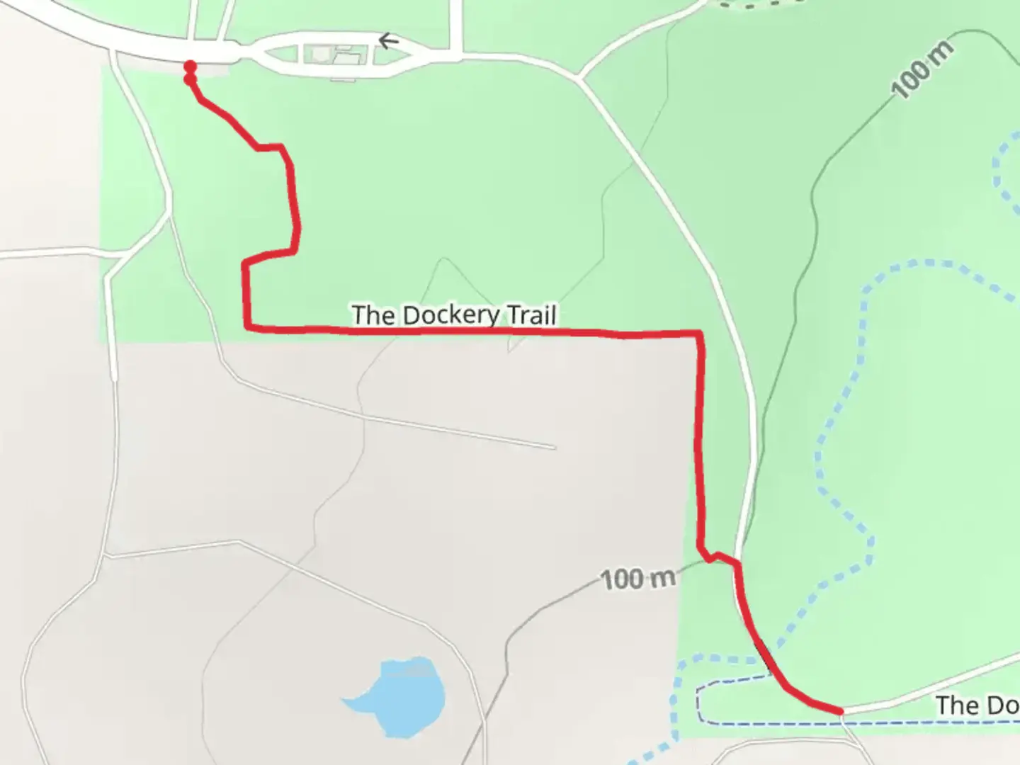 An image depicting the trail The Dockery Trail and its surrounding area.