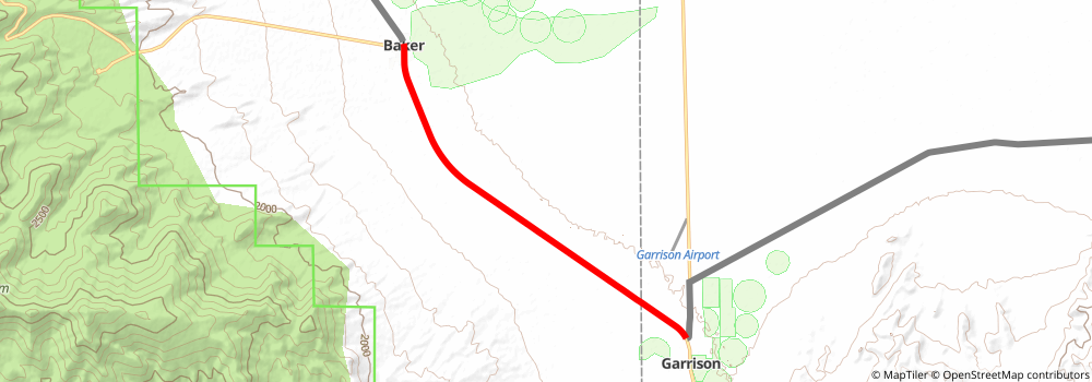 American Discovery Trail South Route stage 330 Map