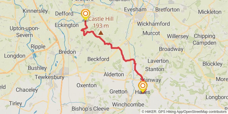 St Kenelm's Trail stage 4 Map