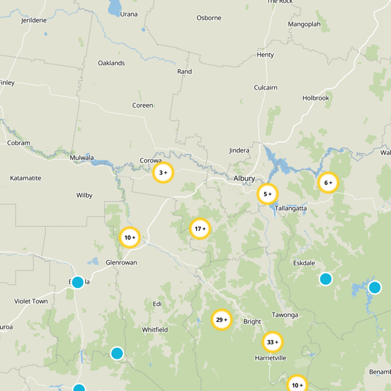 Shire of Indigo Static Map