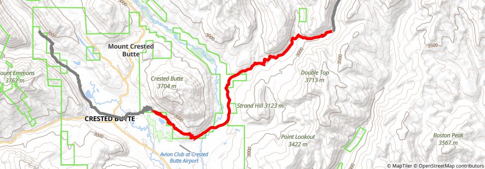 American Discovery Trail South Route stage 260 Map