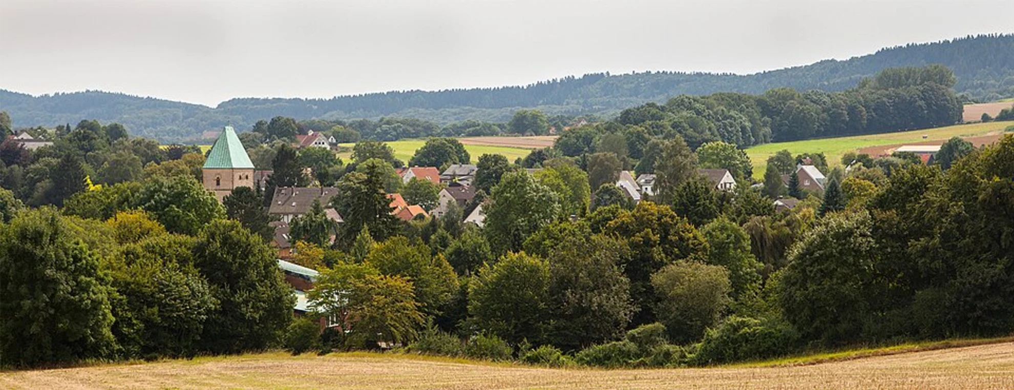 An image depicting the trail Bussberg, Kirchdornberg and NSG Jakobsberg Loop and its surrounding area.